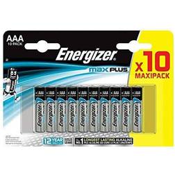 Energizer AAA Max Plus Compatible 10-pack Silver