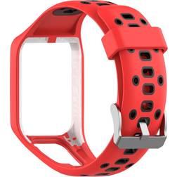 TomTom Dual Color Silicone Watch Strap for TomTom Runner 2/3