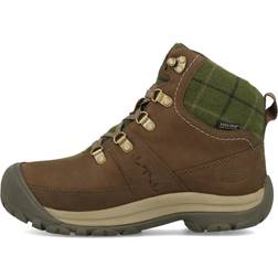 Keen Kaci III Winter MID WP dame vandrestøvletter, Dark earth/Green