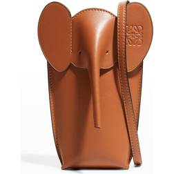 Loewe Elephant Pouch Crossbody Bag - Tan