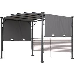Sunjoy 2.7m 3m Steel Pergola