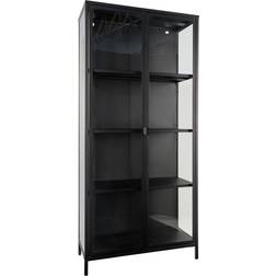 House Nordic Brisbane Black Vitrine en verre 80x175cm