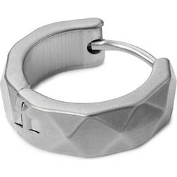 Moody Mason Jax Hoop Earring - Silver
