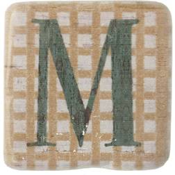 Brambly Cottage Letter M Coaster