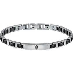 Maserati Bracelet - Silver/Black