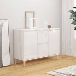 vidaXL High Gloss White 101 x 35 x 70 cm Sideboard