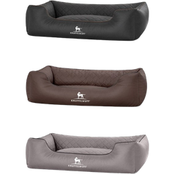 Knuffelwuff Laser-Quilted Artificial Leather Dog Bed Milan M-L