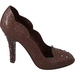 Dolce & Gabbana Floral Crystal Cinderella - Brown