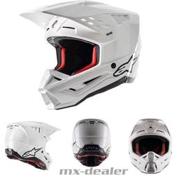 Alpinestars Crosshjälm S-M5 - Vit