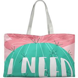 Bonamaison Foldable Printed Tote Bag - Green