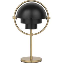 GUBI Multi-Lite Brass/Black Semi Matt Table Lamp 11.8"