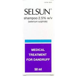 Selsun Shampoo 2.5% w/v 50ml Liquid