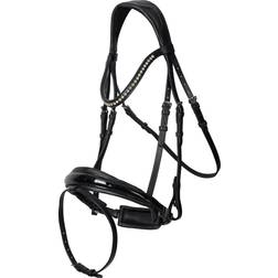 Imperial Riding Träns Black lack-Chrystal XF/S