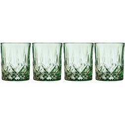 Lyngby Glas Sorrento Green Verre à whisky 32cl 4pcs