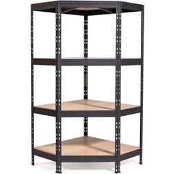 AR Shelving Lagan Hjørnereol 1800 x 900 x 450 mm Reolsystem 90x90cm