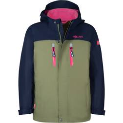 Trollkids Kid's Bryggen 3in1 Jacket - Navy/Dusky Olive/Light Magenta