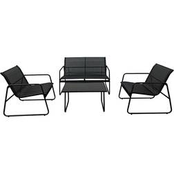 Sunfun Mora Loungeset, 1 Bord inkl. 2 Stolar & 1 Soffor