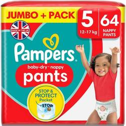 Pampers Baby Dry Pants Jumbo Pack Size 5 12-17kg 64pcs