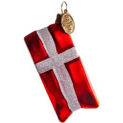 Brink Nordic Flag Red/White Juletræspynt 7cm