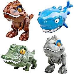 Dr Dingus Jurassic Dinosaur Chomp Champs 4 Pack