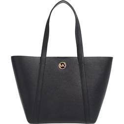 Michael Kors Hadleigh Large Double Handle Tote Bag - Black