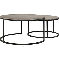 Artwood Mason Antique Grey Sofabord 90cm 2stk