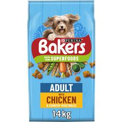 Purina Bakers Chicken with Vegetables Dry Dog Food 14kg