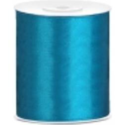 Satin Band Turquoise 100mm 25m