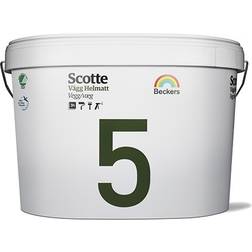 Beckers Scotte 5 Väggfärg Vit 9L