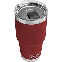 Yeti Rambler Tumbler with Magslider Lid Brick Red Travel Mug 30fl oz