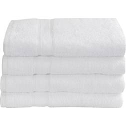 Borg Living Egyptisk Bomull Handduk 100x150 cm Vit Vit