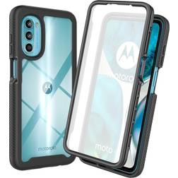 Skalo Shockproof Clear Hybrid Cover for Motorola Moto G52