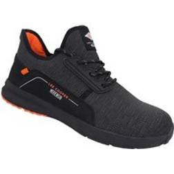 Lee Cooper Knitted Look SB SRA Lightweight Work Safety Trainers Black