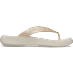 Crocs Getaway Glitter Flips - Stucco