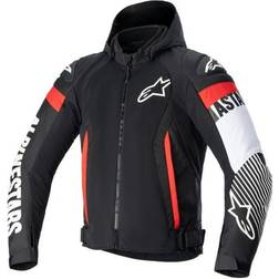Alpinestars Zaca Air Mens Textile Motorcycle Jacket Black/White/Red
