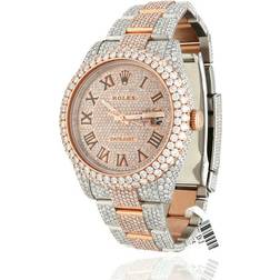 Rolex Datejust Custom Natural Diamond Pave (10946)