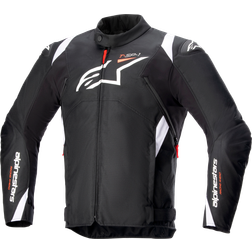 Alpinestars T-SP 1 V2 Wasserdichte Motorrad Textiljacke - Schwarz/Weiß