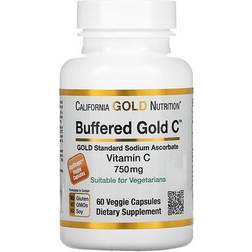 California Gold Nutrition Buffered Vitamin C Capsules 60 pcs