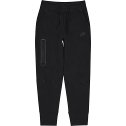 Nike Girl's Sportswear Tech Fleece Trousers - Black/White (CZ2595-010)