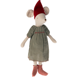 Maileg Christmas Mouse Medium Girl 37cm