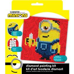 Diamond Dotz Minion Diamond Painting Kit 4x4"