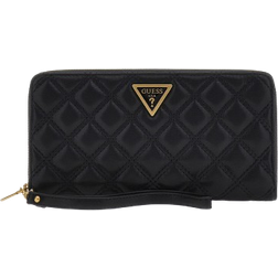 Guess Giully Quilted Maxi Wallet - Black