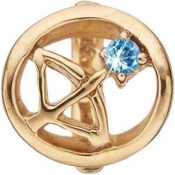Christina Jewelry Sagittarius Charm - Gold/Topaz