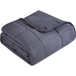 All-Season Dark Grey Weight blanket 9.1kg Grey (203.2x152.4cm)