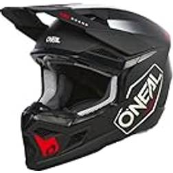 O'Neal Motocross Helm 3SRS Hexx, Schwarz Weiß Rot, S, 0625-19