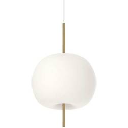 Kundalini Kushi Brass/White Pendant Lamp ∅ 33cm