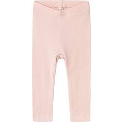 Name It Basic Rib Leggings - Sepia Rose (13198040)