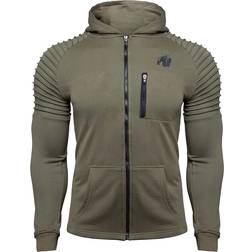 Gorilla Wear Delta Zipped Hoodie - Army Green