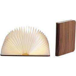 LEDER Illuminated Book Walnut Lampe de table 16.8cm