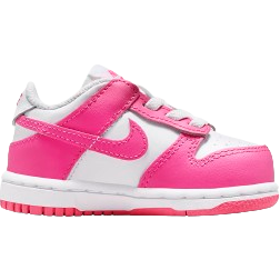 NIKE Dunk Low TD - White/Pink/Laser Fuchsia